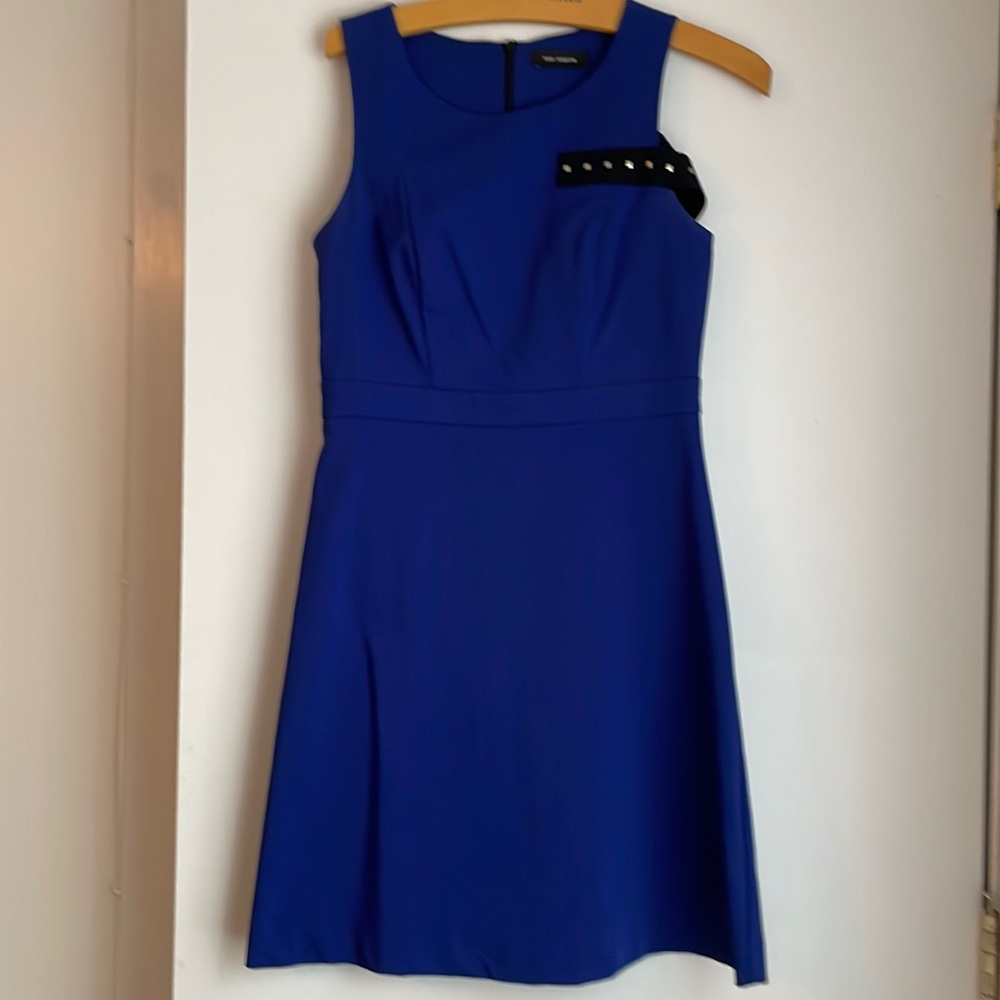 Paris brand cop.copine unique dress with black studded elastic arm band